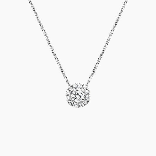 Lab Grown Diamond Halo Pendant (2/5 ct. tw.)