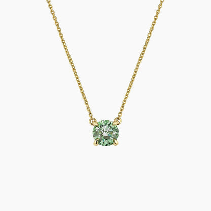Pacific Green Pear Lab Diamond Solitaire Pendant (1/2 ct. tw.)