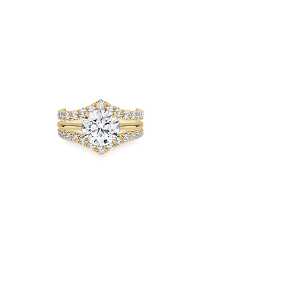 Flair Nested Lab Diamond Ring Stack (7/8 ct. tw.)
