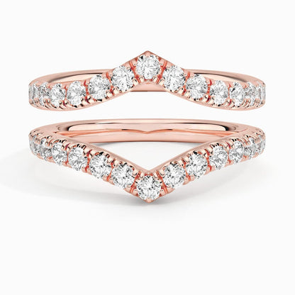 Flair Nested Lab Diamond Ring Stack (7/8 ct. tw.)