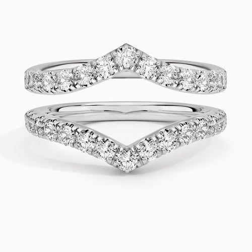 Flair Nested Lab Diamond Ring Stack (7/8 ct. tw.)
