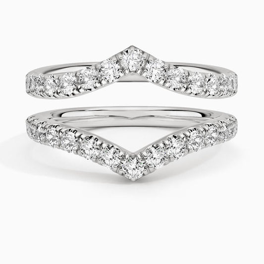Flair Nested Lab Diamond Ring Stack (7/8 ct. tw.)