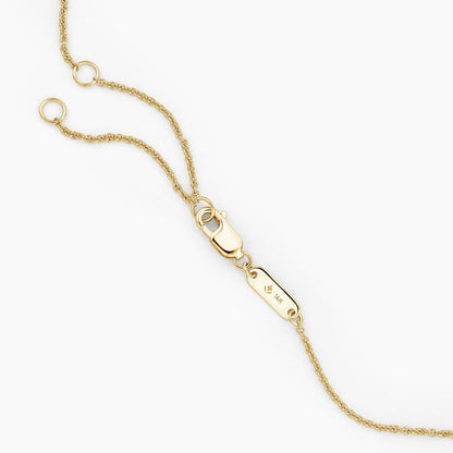 Mini Sun Lab Diamond Medallion in 14K Yellow Gold