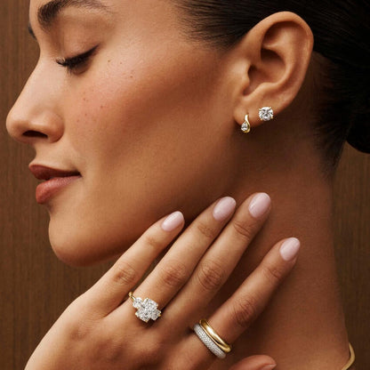 Silhouette Lab Diamond Hoop Earrings (1/5 ct. tw.)