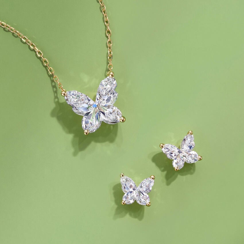 18 in. Angled Lab Diamond Riviere Tennis Necklace (5 1/2 ct. tw.)