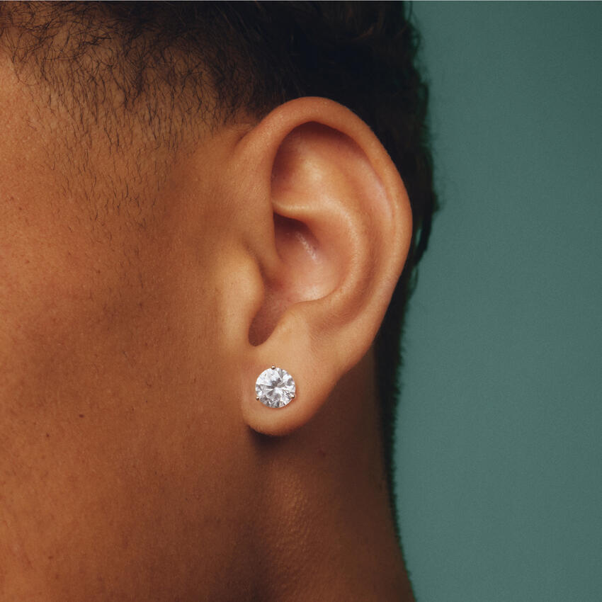 Perfect Martini Lab Diamond Stud Earrings (3 ct. tw.)