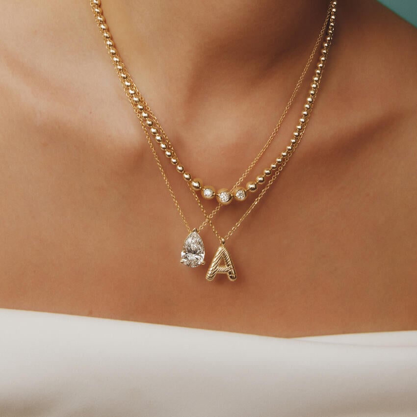 Lab Diamond Bubble Necklace (2/5 ct. tw.)